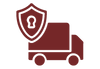 Secure delivery service icon